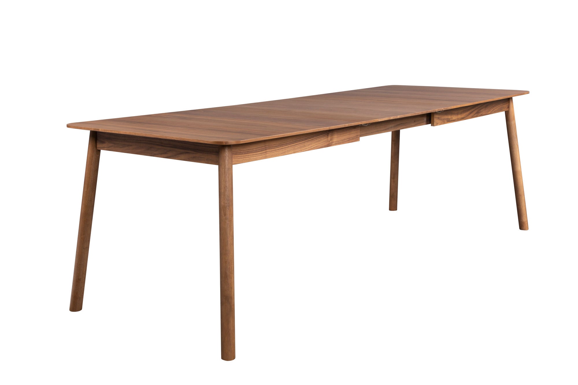 Zuiver Glimps Walnut Brown Wood Extending Dining Table 180cm